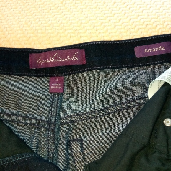 Gloria Vanderbilt Amanda 5-Pocket Jeans - Picture 2 of 3